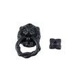 Lion Head Door Knocker - Black