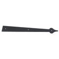 16" Stamped Spear Hinge - Black