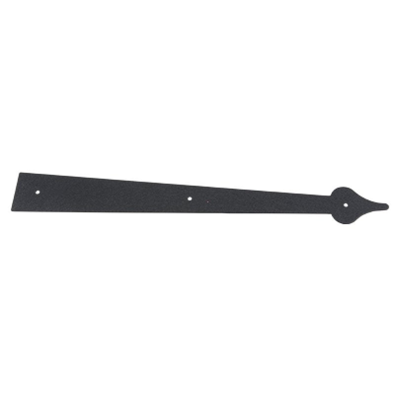 16" Stamped Spear Hinge - Black