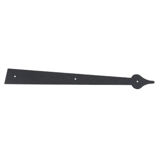 16" Stamped Spear Hinge - Black