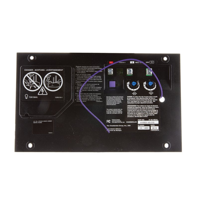 LiftMaster 041A5021-9G-315 Logic Board - 315MHz - ATS