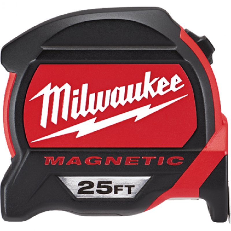 Milwaukee 25' Compact Wide Blade Magnetic Tape Measure (Replaces) S48227125)