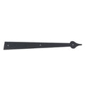 18" Stamped Spear Hinge - Black