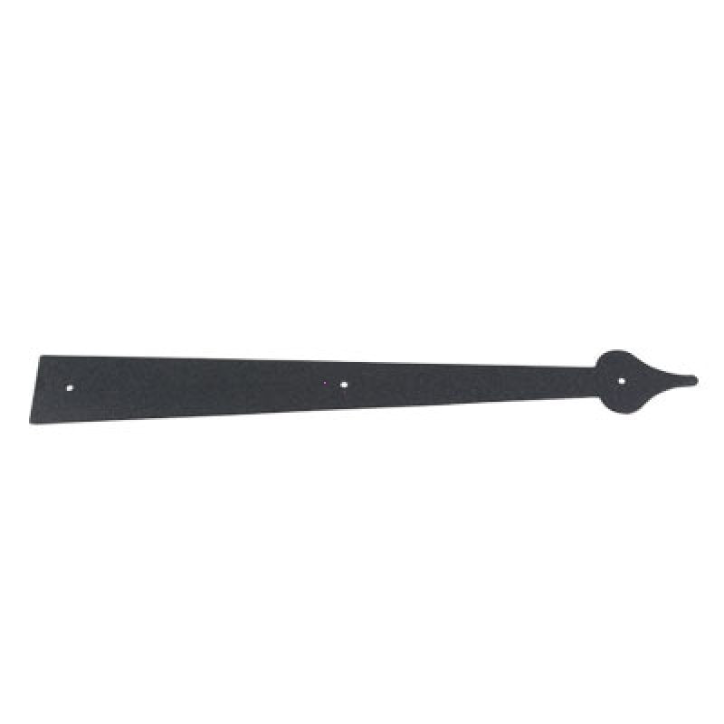 18" Stamped Spear Hinge - Black