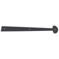 16" Stamped Colonial Hinge - Black