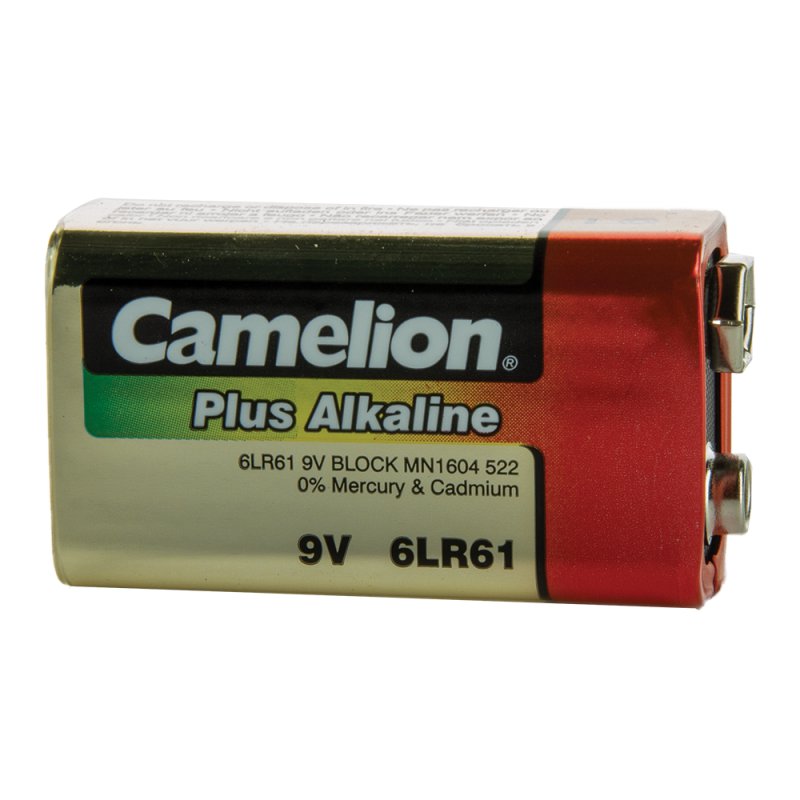 9V Alkaline Battery (1 Per Card)