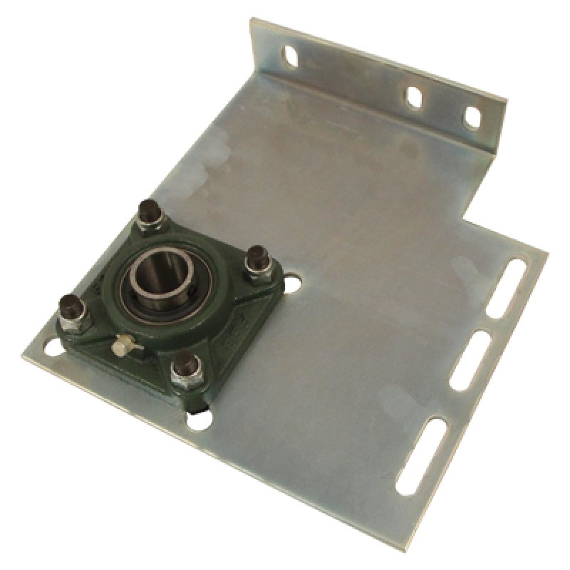 Commercial End Bearing Plate with Flange- 7-1/2" Pair, Heavy Duty, 1-1/4" Bore