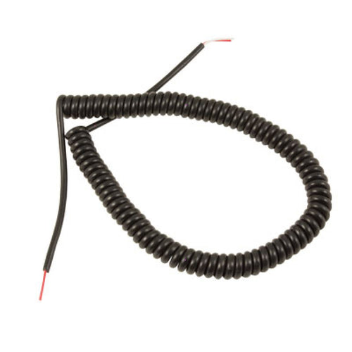 Coil Cord 12' SJEO 18 AWG 2 Wire