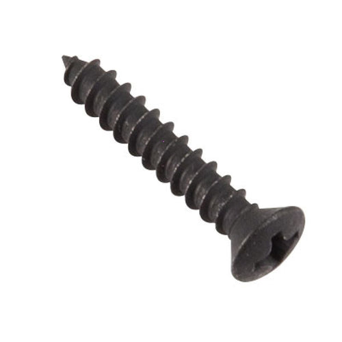 #6 X 3/4" Oval Sheet Metal Screw (Black Plated)