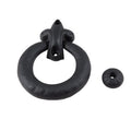 Fleur De Lis Door Knocker - Black