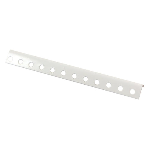 1-1/4" x 1-1/4" x 8' 3" White Powder Coated Angle 12 Ga