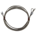 Pair Torsion Cable 1/8" 7x19 9'6 (8' Door) - Stainless Steel