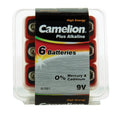 9V Alkaline Battery (6 Per Card)