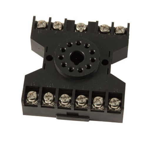 11-Pin Socket Base Din Rail Mount