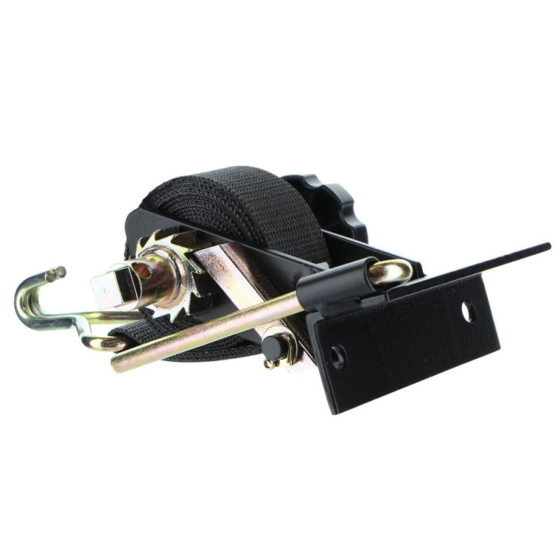 Rack Strap w/Right Angle Mounting Bracket for Square Tubing and Angle Iron - Black, 2 Pack