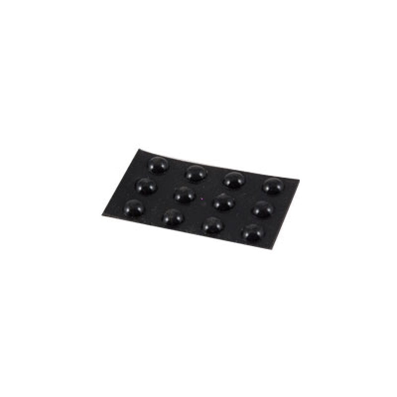 5/16"W Flexible Magnetic Stick On Studs - Black