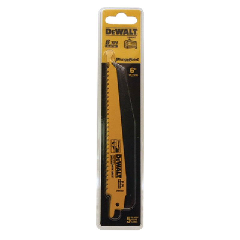 6" 6 TPI Taper Back Bi-Metal Reciprocating Saw Blade