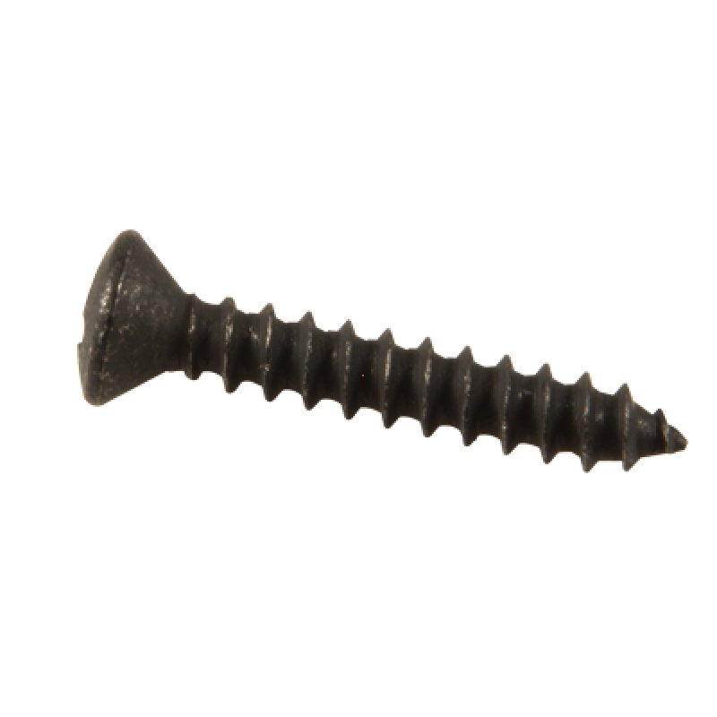 #8 X 1" Oval Sheet Metal Screw (Black Plated)