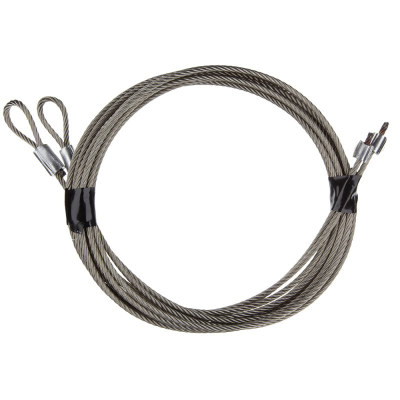 Pair Stainless Steel Torsion Cable 1/8" 7 x 19 8'6 (7' Door)