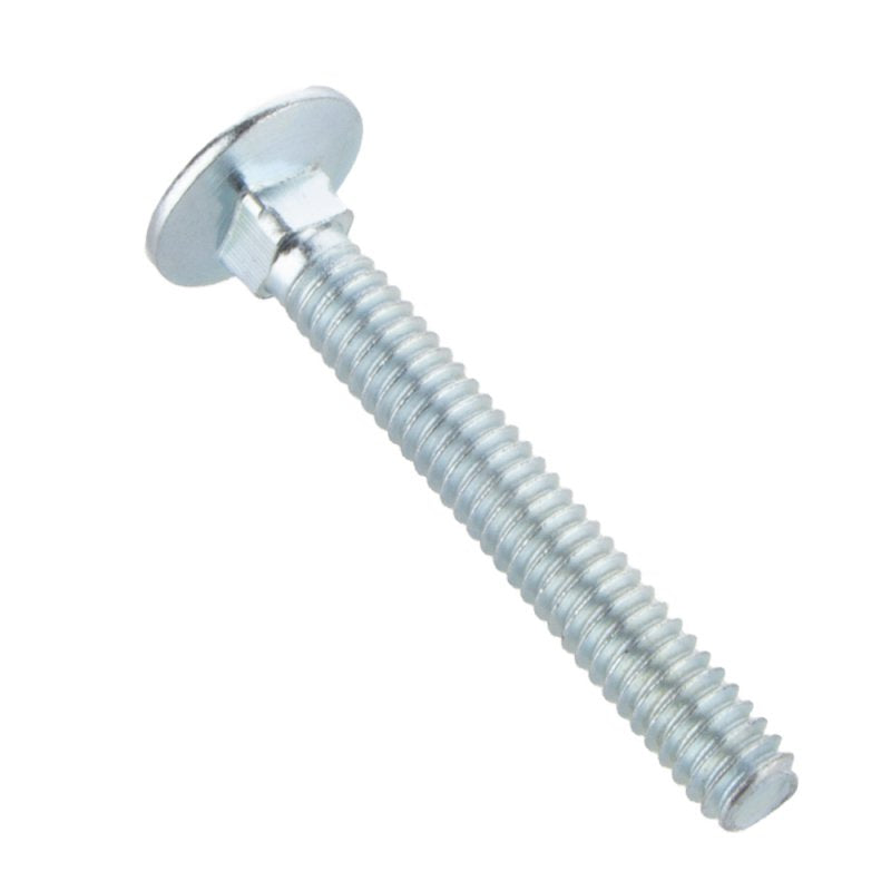 1/4"-20 x 2-1/2" Flat Head Carriage Bolt