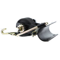 Rack Strap w/Curved Mount for 2" Round Pipe - Black, 2 Pack