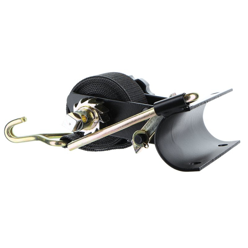 Rack Strap w/Curved Mount for 2" Round Pipe - Black, 2 Pack