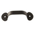 7" Colonial Stamped Lift Handle - Black