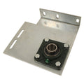 Commercial Flanged End Bearing Plate- 6" Pair, Heavy Duty with 1-1/4" Bore