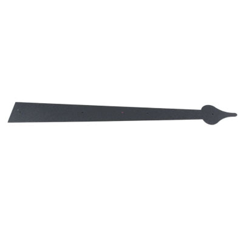 24" Stamped Spear Hinge - Black