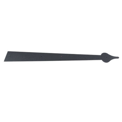 24" Stamped Spear Hinge - Black
