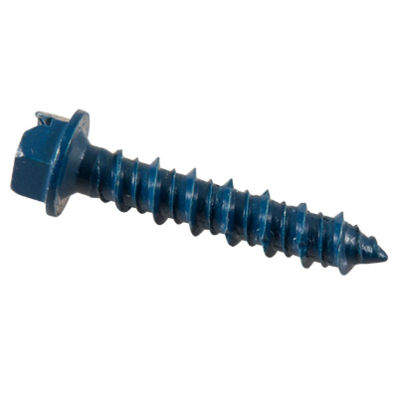 1/4" x 1-1/4" Concrete Screws, 100 Pieces
