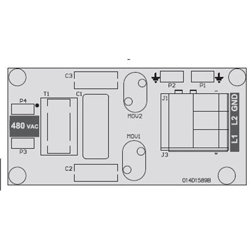 LiftMaster K41-0390-000 EMI Board — MAXUM700 /1200,480VAC